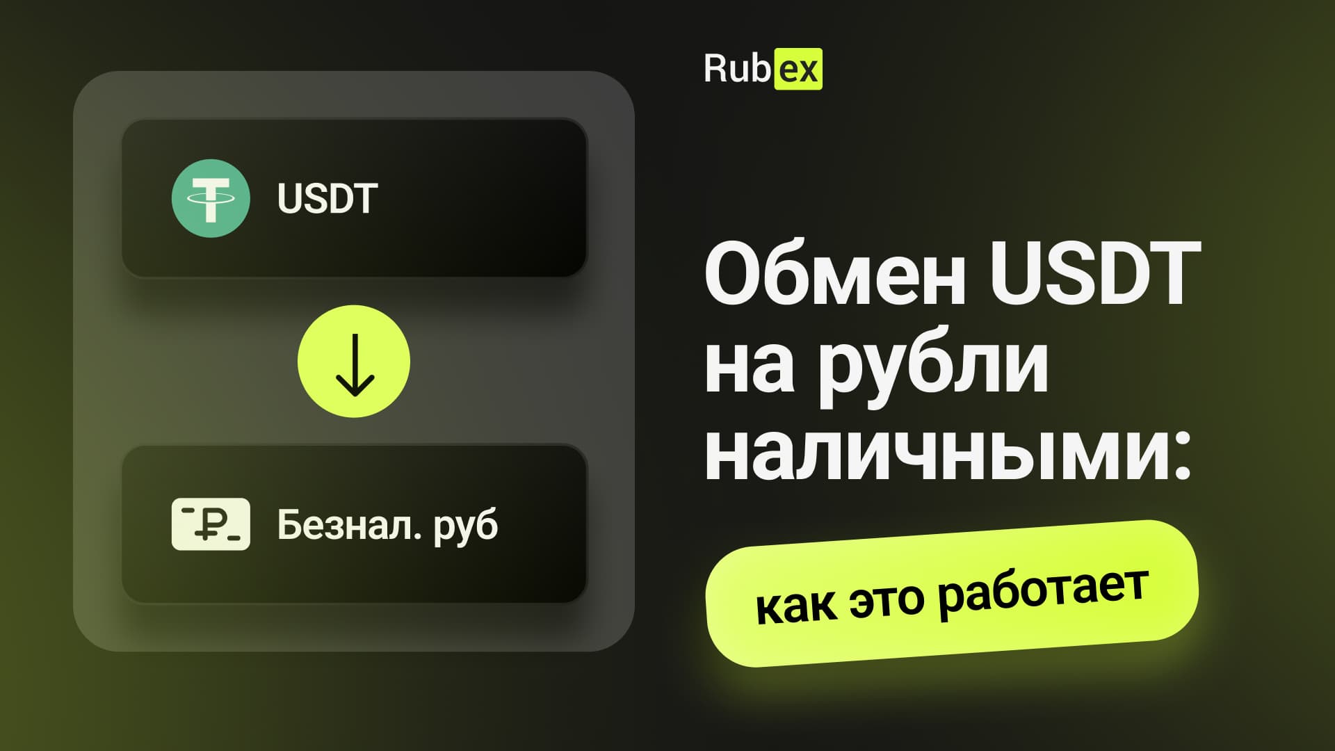 Обмен USDT на рубли наличными: как это работает